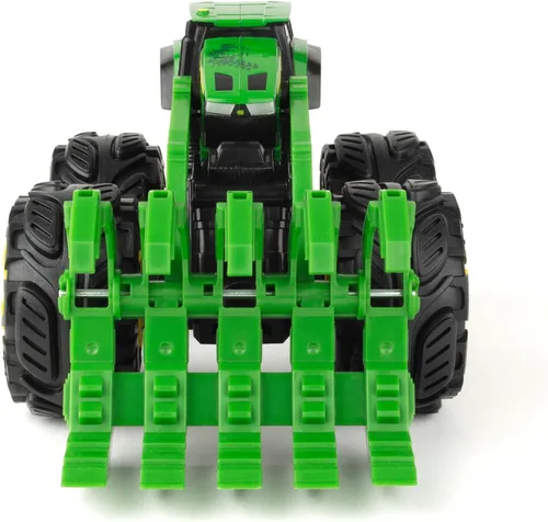 Miniatura 4 de John Deere Monster Treads Rev Up Tractor Toy Tractor Toys - Neumáticos y sonidos estilo camión monstruo - 10 pulgadas - Edades 3 años en adelante