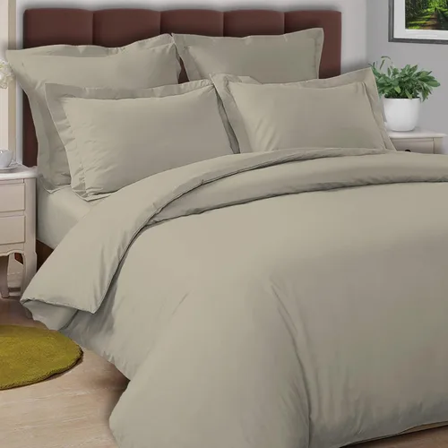 Miniatura 12 de Pizuna 100% Cotton Duvet Cover Set Twin Size - Percale Weave Long Staple Combed Cotton Duvet Cover (68" x 86") with 4 Corner Ties & Button Closure