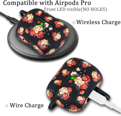 Miniatura 5 de Funda de Airpod Pro de silicona suave - Funda de estuche de carga de LitoDream para AirPods Pro de Apple, lindo protector de estuche para mujeres