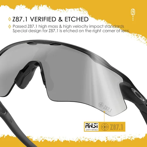 Miniatura 3 de Lentes de repuesto ANSI Z87.1 para gafas de sol Oakley Oil Rig