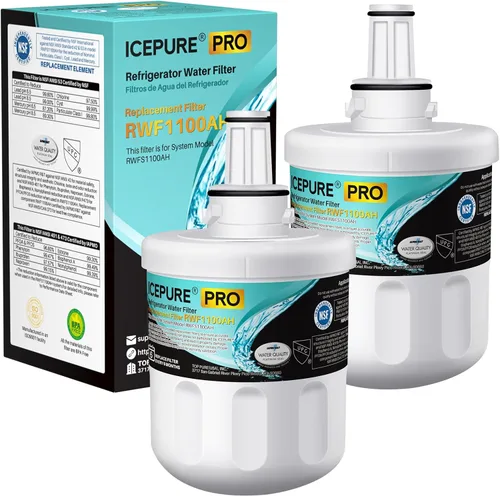 Miniatura 12 de ICEPURE Filtro de agua alcalino DA29-00003G de repuesto para refrigerador Samsung DA29-00003A, DA29-00003B, Aqua-Pure Plus, HAFCU1, FMS-1 WSS-1