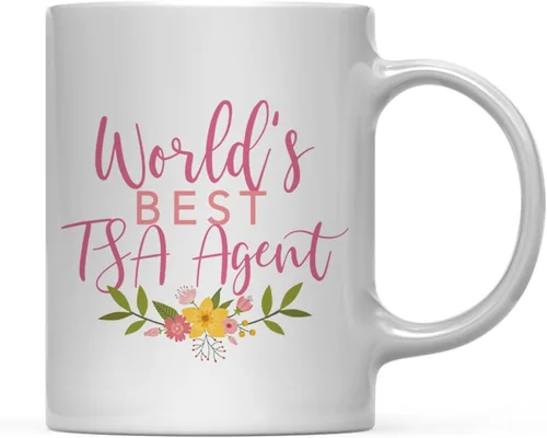 Miniatura 104 de Andaz Press Taza de café de 11 oz, regalo de broma de la mejor abbuela del mundo, diseño floral, paquete de 1