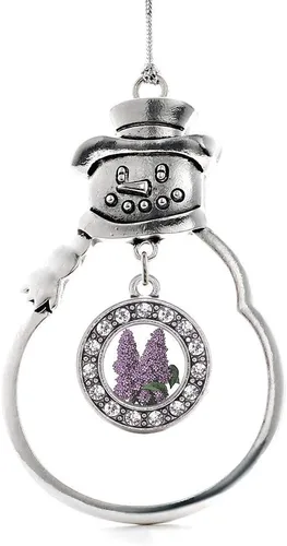 Miniatura 34 de Inspired Silver - Roller Queen - Adorno de Navidad plateado - Adorno circular para árbol de Navidad con circonita cúbica - Decoración colgante