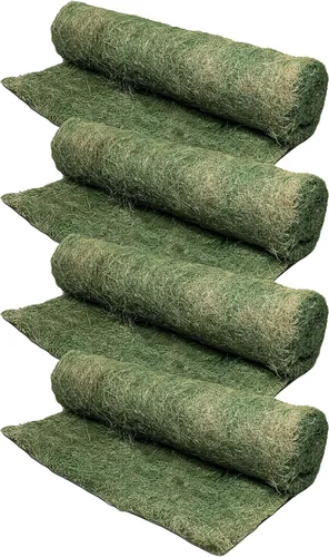 Miniatura 12 de Dewitt Manta Excelsior de red individual, verde, 4 x 112.5 pies, tapete de control de erosión de fibra de madera de álamo con malla para protección