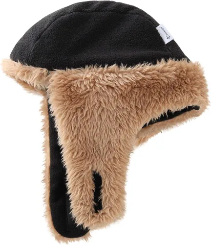 Miniatura 5 de Connectyle Sombrero de invierno para niños pequeños con solapa para las orejas, sombrero cálido
