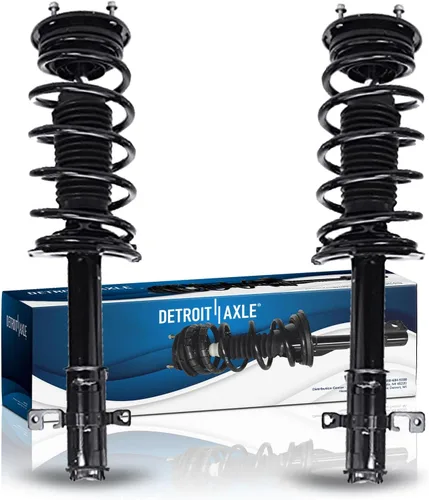 Miniatura 13 de Detroit Axle - 4WD 2 puntales delanteros para Nissan TITAN Pathfinder Armada INFINITI QX56 puntales completos con muelles helicoidales de reemplazo
