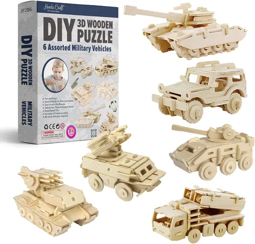 Miniatura 10 de Hands Craft - Juego de rompecabezas de madera 3D