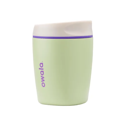 Miniatura 11 de Owala SmoothSip Vaso Térmico de Café de Acero Inoxidable Aislado, Taza de Café Helado Reutilizable, Taza de Viaje para Café Caliente, Sin BPA, 20