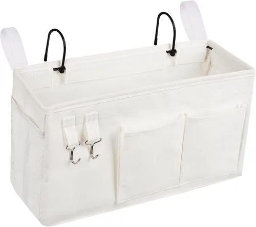 Miniatura 26 de Loghot Organizador de Cabecera/Bolsa de Almacenamiento de Cabecera Organizador Colgante para Literas y Camas de Hospital, Rieles de Cama de 1 pieza