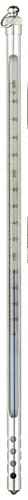 H-B DURAC Plus B60740-0700 Termómetro de líquido en vidrio blindado; 0 a 300 °F, 2.992 in de inmersión, relleno de líquido orgánico