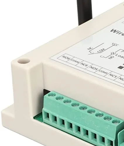 Miniatura 8 de 6CH 433MHz Control remoto para hogar inteligente, interruptor de luz LED programable con amplio rango de voltaje, compatible con iluminación