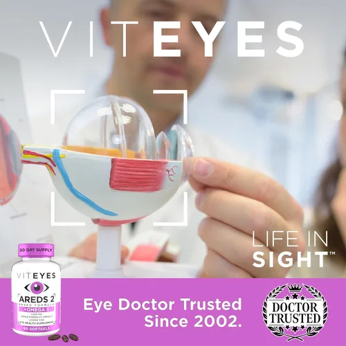 Miniatura 5 de Viteyes AREDS 2 + Omega-3 - Cápsulas blandas de fórmula de salud macular, triple fuerza omega-3 (650 mg de EPA, 350 mg de DHA), vitamina de salud