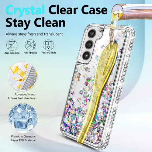 Miniatura 4 de NGB Supremacy Funda compatible con Samsung Galaxy S22 Plus (5G de 6.6 pulgadas) con protector de pantalla (cobertura máxima, TPU flexible), soporte