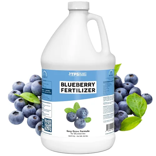 Fertilizante de arándanos - Alimento vegetal líquido para bayas más grandes, mejor producción de frutas y desarrollo de raíces más fuerte, 1 galón