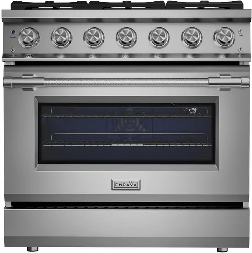Miniatura 4 de Empava Cocina de gas de horno individual deslizante de estilo profesional de 30 pulgadas y 4.2 pies cúbicos con 4 quemadores sellados ultra altos