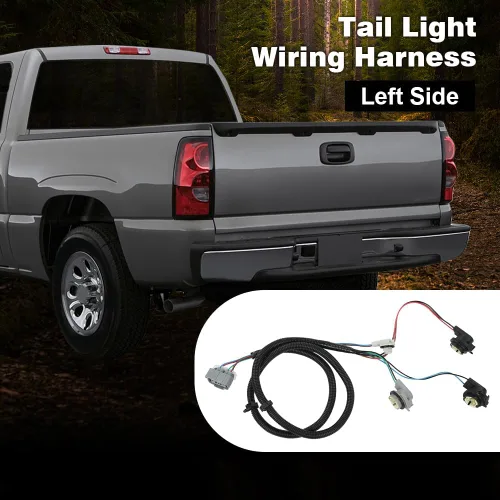 Miniatura 8 de PIT66 Arnés de cableado de luz trasera, controlador izquierdo compatible con Chevy Silverado 1500 1500HD 2500HD 3500 2003-2007 16531401