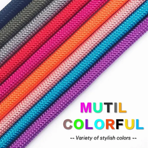 Miniatura 7 de Correa de Entrenamiento para Perros de Cuerda Deslizante Fuerte (4 pies) – Correa de Nylon Trenzado Resistente y Duradera con Tope de Goma y Mango