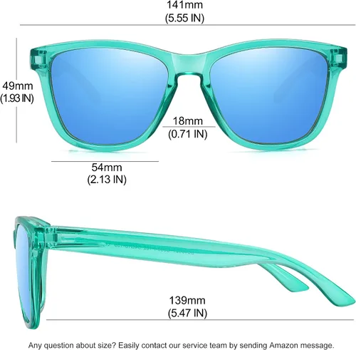 Miniatura 4 de MEETSUN Polarized Sunglasses for Women Men Classic Retro Designer