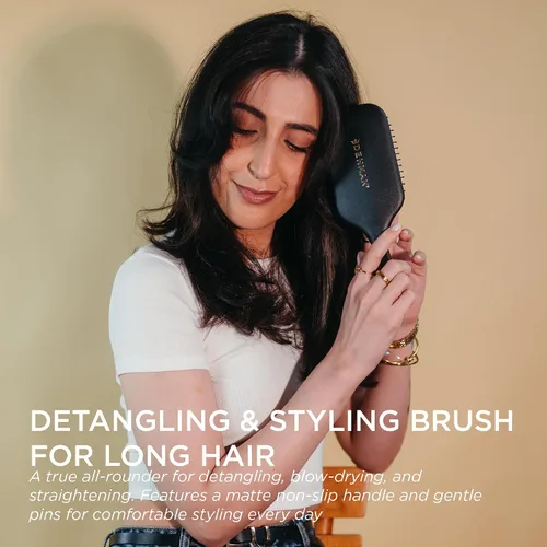 Miniatura 4 de Denman Gentle Paddle Hairbrush for Comfortable Detangling, Blowdrying and Styling