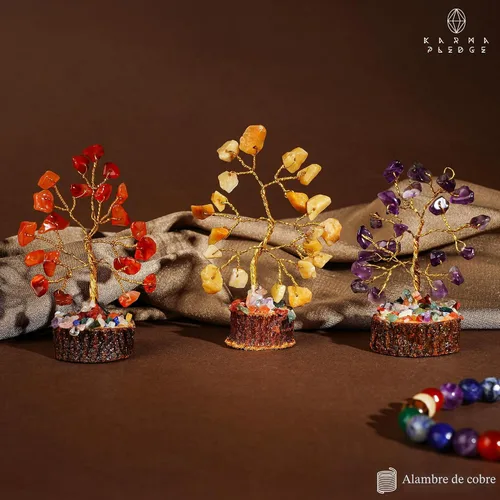 Miniatura 9 de Conjunto de árbol de cristal de 12 regalos únicos de cumpleaños para mujeres, hermana, mamá, decoración de oficina en el hogar, decoración de Juego