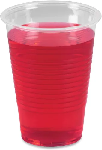 Miniatura 2 de Boardwalk BWKTRANSCUP9CT - Vasos fríos de plástico de polipropileno de 9 onzas - translúcidos (100 tazas/manga, 25 mangas/caja)