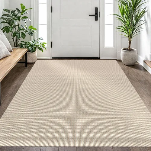 Miniatura 191 de EARTHALL Alfombra de pasillo 3x14 pies, alfombras lavables extra largas para pasillos, tejidas, antideslizante, alfombra trenzada para entrada