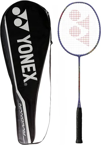 Miniatura 6 de YONEX GR 303 Raqueta de bádminton de aluminio encordada con media cubierta