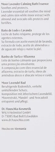 Miniatura 5 de Dr. Hauschka Moor Lavender - Esencia calmante de baño, 3.4 onzas líquidas