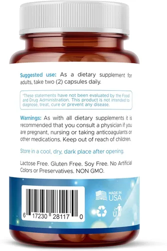 Miniatura 9 de Suplementos de células madre de 500 mg (60 cápsulas) Natural Anti-Envejecimiento y Longevidad Apoyo con Espirulina y Clorella, Impulsa la Renovación