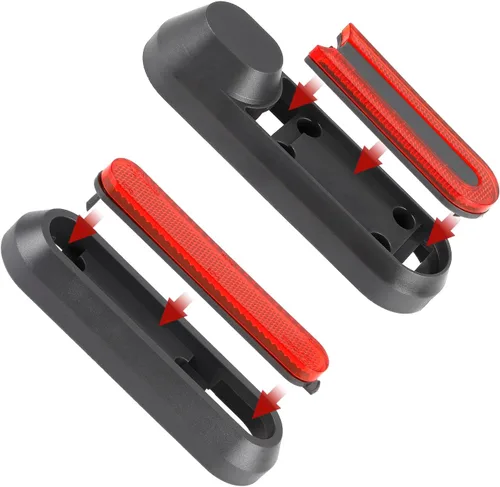 Miniatura 8 de Scooter Reflectante Cubierta lateral decorativa Accesorios Scooter 4 unids Cubierta lateral de rueda delantera y trasera Modificación Set Scooter
