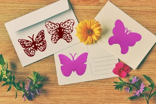 Miniatura 3 de 4 troqueles de corte de mariposa 3D de metal, mariposas 3D, plantillas en relieve, plantillas para hacer tarjetas, manualidades, álbumes de recortes