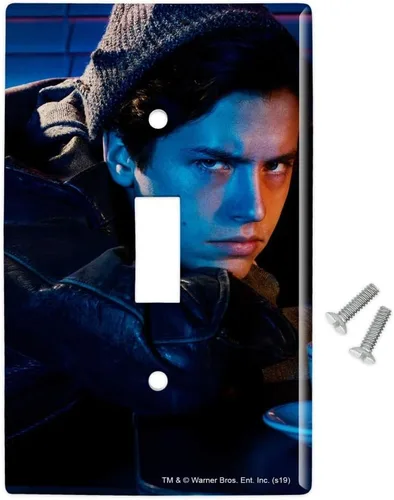 Miniatura 2 de GRAPHICS & MORE Riverdale Jughead - Cubierta de placa de interruptor de luz de plástico para decoración de pared