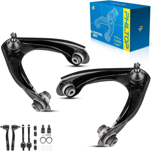 Miniatura 25 de PHILTOP Kit de suspensión delantera de 10 piezas, brazos de control inferiores con juntas de bola, eslabones de extremo de barra estabilizadora
