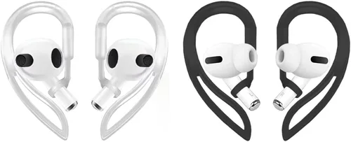 Miniatura 14 de Ganchos para Orejas Compatibles con Todos los Modelos de Apple AirPod [Ajustable Multi-Dimensional] Soporte Accesorios para Auriculares Pro (Rosa)