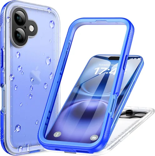 Miniatura 22 de Cozycase TOP Funda impermeable para iPhone 17 Pro Max - Grado militar resistente a todo 360 con protector de cámara de pantalla, doble IP68 a prueba