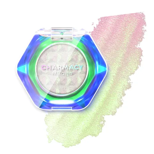 Miniatura 11 de CHARMACY Sombra de ojos multicromática con purpurina, sombra de ojos brillante con pigmentación intensa, sombra de ojos con acabado duocromático