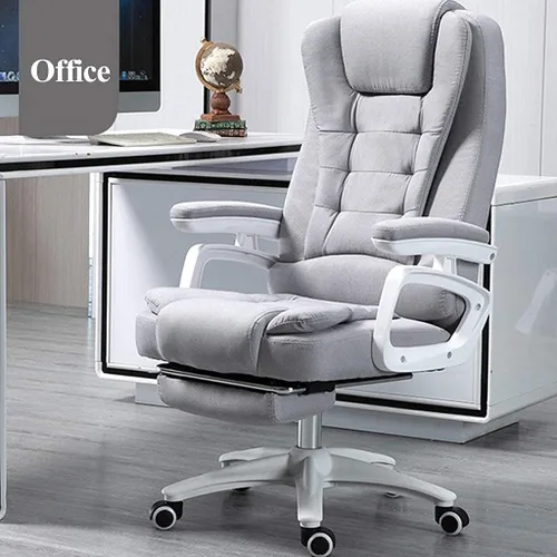Miniatura 2 de Katzowen Silla de computadora de oficina, silla de escritorio para computadora, silla ejecutiva de tela con reposabrazos, silla de oficina