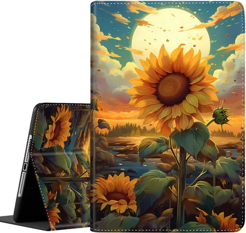 Funda para 9.7 pulgadas 2017 2018/iPad air/iPad Air 2, apagado automático/encendido multiángulo de visión delgada folio caso de la cubierta del