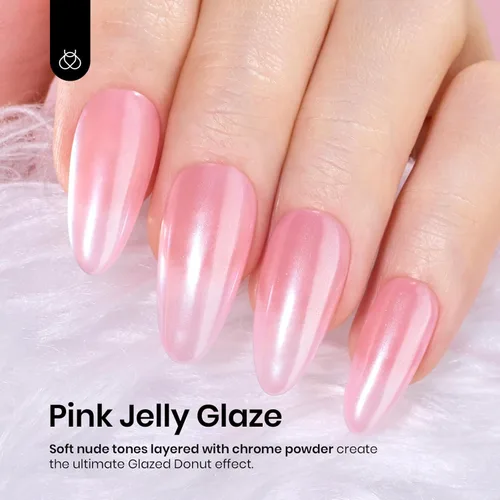 Miniatura 229 de Beetles - Esmalte de uñas de gel rosa claro, 0.5 fl oz, color rosa bebé, esmalte de gel que se absorbe con luz UV LED, arte de uñas de verano, salón
