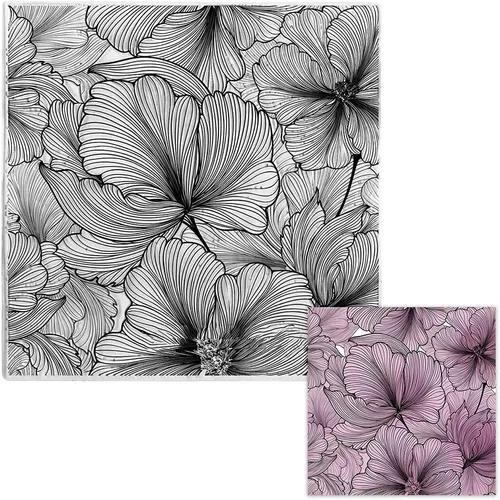 Miniatura 6 de Sellos transparentes de fondo de flores y hojas para hacer tarjetas, manualidades de papel, plantas, girasol, rama de flores de silicona