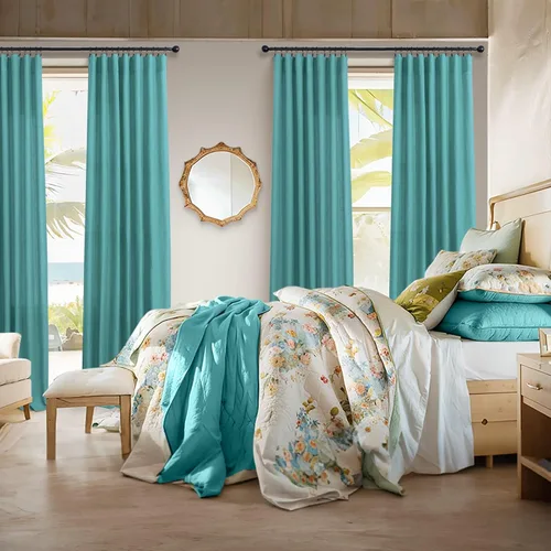 Miniatura 172 de Cortinas de lino gris claro, 2 paneles, presillas traseras, bolsillo para cortinero, semitraslúcidas, ahorran energía, estilo rústico, arpillera