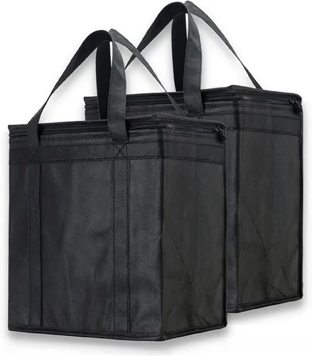 Miniatura 31 de NZ home Bolsa de enfriador XXL PRO aislada y duradera para entrega y compras de comestibles con cremallera superior, para calentar alimentos