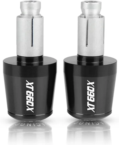 Para XT660X 2004-2017 XT660 XT 660 X 660X 2005 7/8" 22MM Motocicletas Agarres Manillar Barra Extremo Tapón Tapón Perillas del manillar (Color : Negro