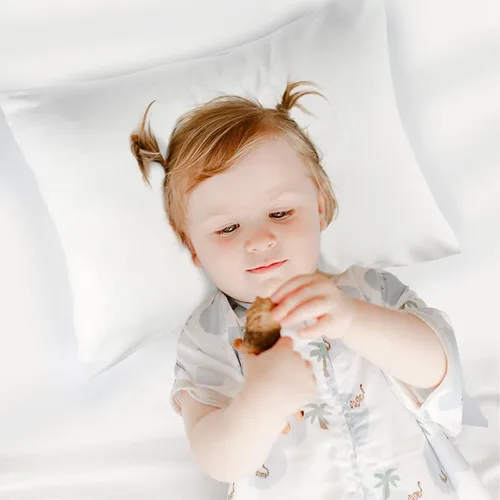 Miniatura 7 de Zenssia Juego de 2 fundas de almohada de algodón orgánico para niños pequeños, 13 x 18 pulgadas, con cierre de sobre, fundas de almohada suaves