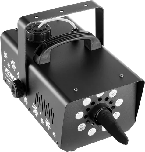 Miniatura 12 de VEVOR Máquina de nieve de 800 W con 9 luces LED RGB y control remoto, efecto de nieve de alto rendimiento para Navidad, Halloween, boda, fiestas