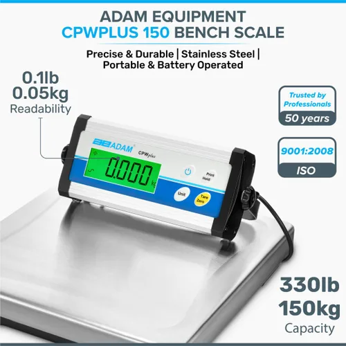 Miniatura 2 de Adam Equipment, balanza para mostrador CPWplus, 1