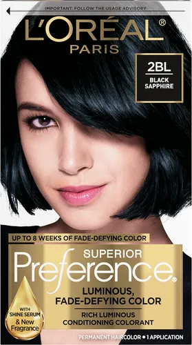 Miniatura 43 de L'Oreal Paris Superior Preference Fade-Defying + Shine - Tinte permanente para el cabello, rubio rosado medio 8RB, paquete de 1, tinte para el 8RB