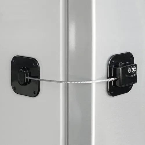 Cerradura de refrigerador, cerradura de nevera resistente, cerradura de combinación para armarios de refrigerador, cajones, seguridad, fácil de