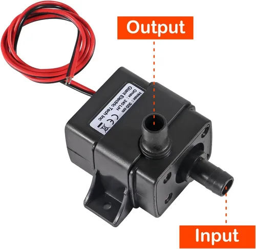 Miniatura 4 de ACEIRMC 4 unids bomba de agua 240L/H DC 12V 4.2W Micro bomba sin escobillas 3M cabeza de bombeo ultra silenciosa bomba de agua para piscina acuario