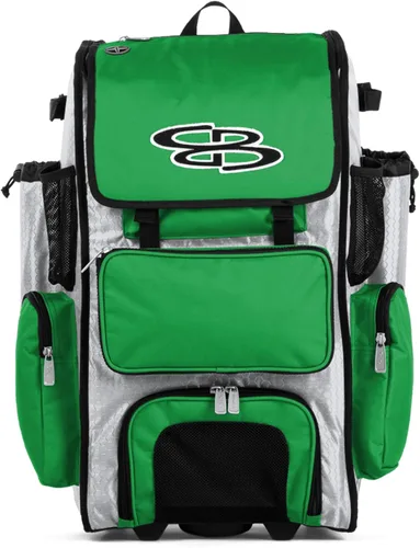 Miniatura 72 de Boombah Rolling Superpack - Bolsa para equipo de béisbol/sóftbol, varios colores, mango telescópico y capacidad para 4 murciélagos, versión